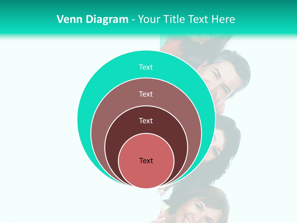 Portrait Colors Society PowerPoint Template