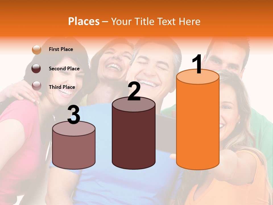Mobile Business Person PowerPoint Template