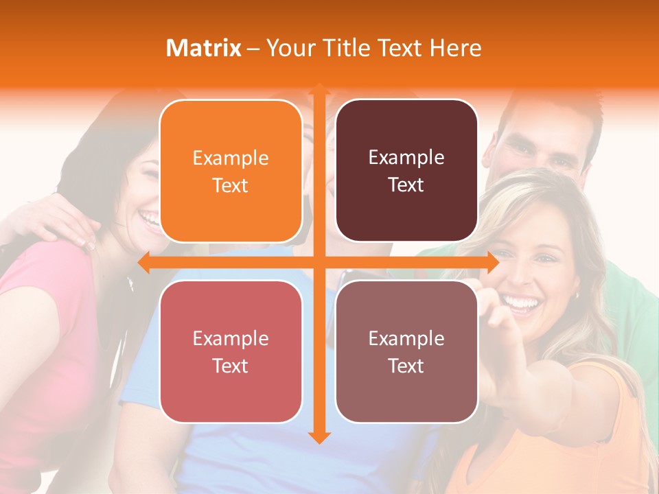Mobile Business Person PowerPoint Template