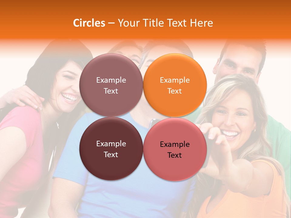 Mobile Business Person PowerPoint Template