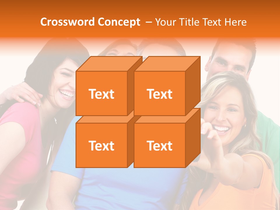 Mobile Business Person PowerPoint Template
