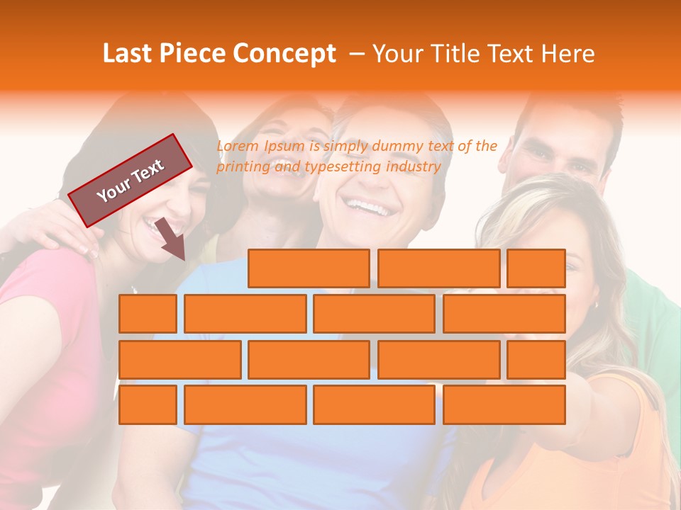 Mobile Business Person PowerPoint Template