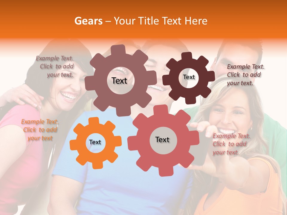 Mobile Business Person PowerPoint Template