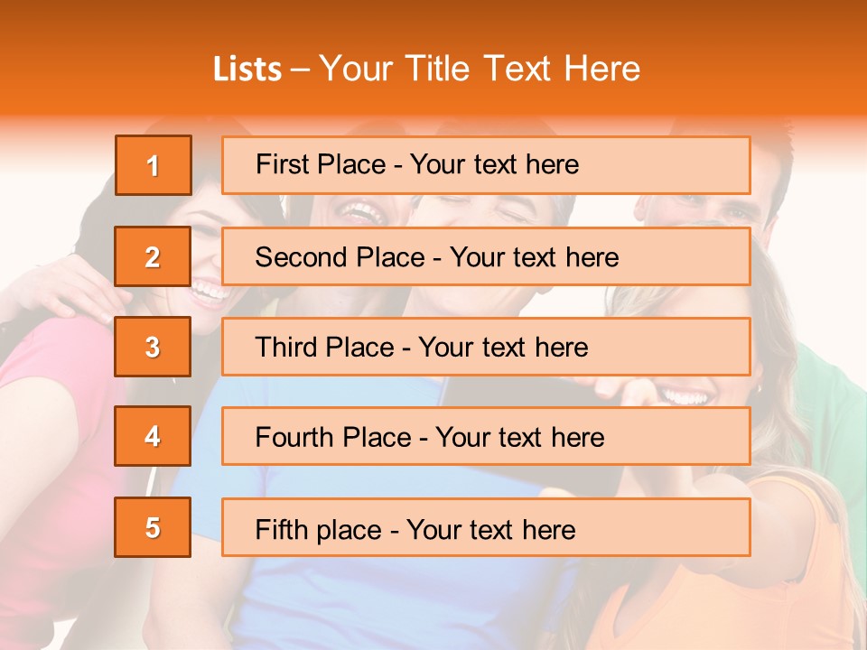 Mobile Business Person PowerPoint Template