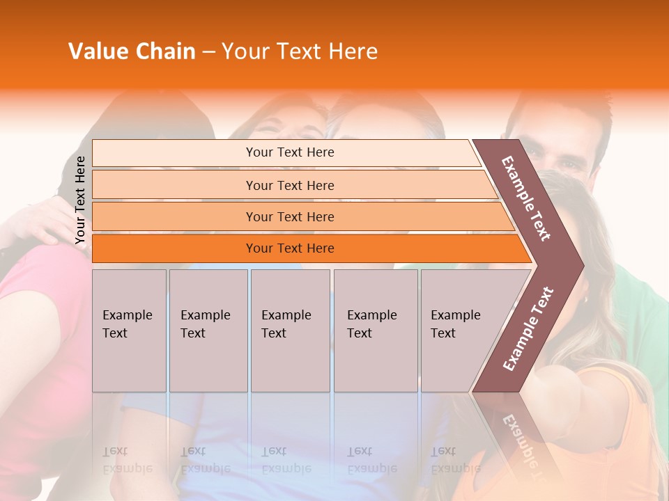 Mobile Business Person PowerPoint Template