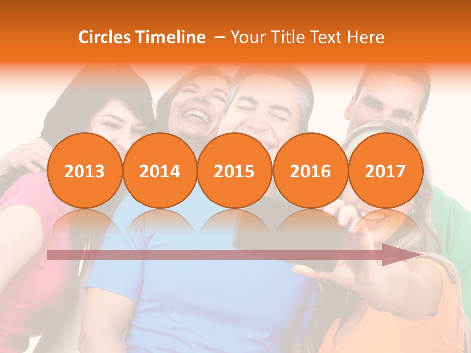 Mobile Business Person PowerPoint Template