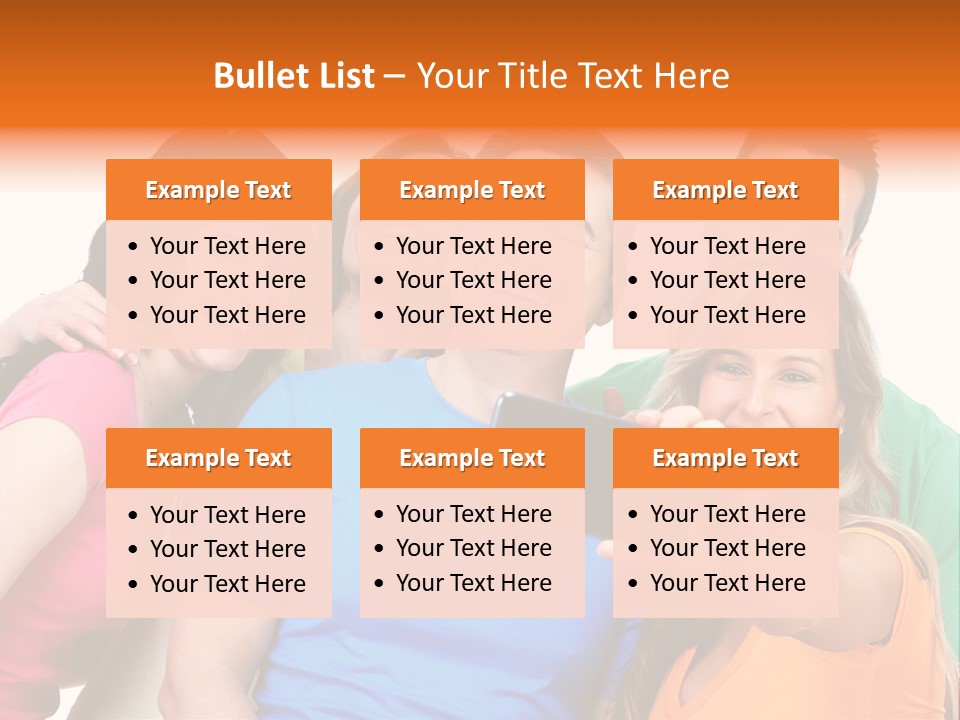 Mobile Business Person PowerPoint Template