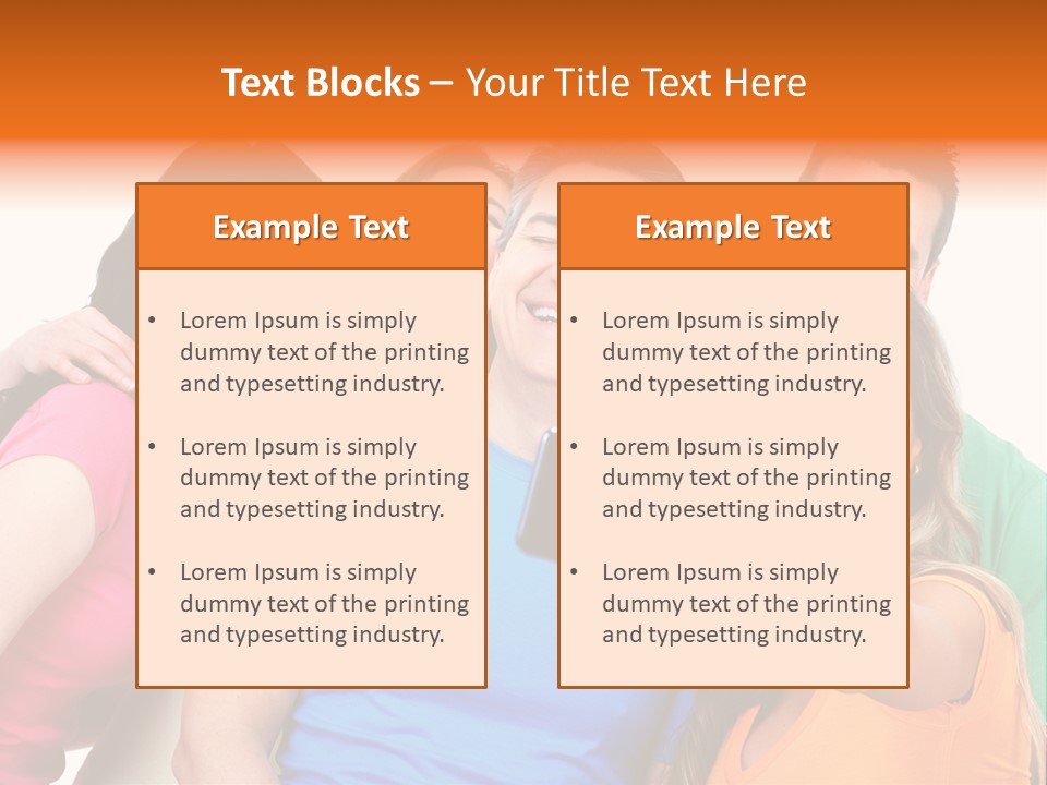Mobile Business Person PowerPoint Template