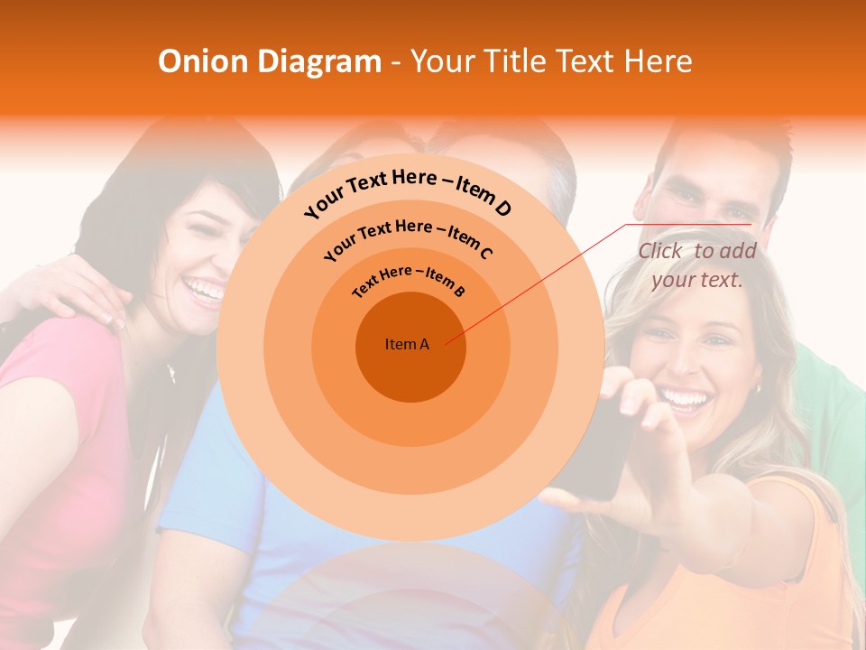 Mobile Business Person PowerPoint Template