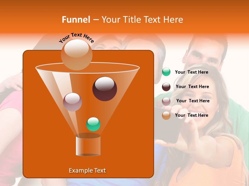 Mobile Business Person PowerPoint Template