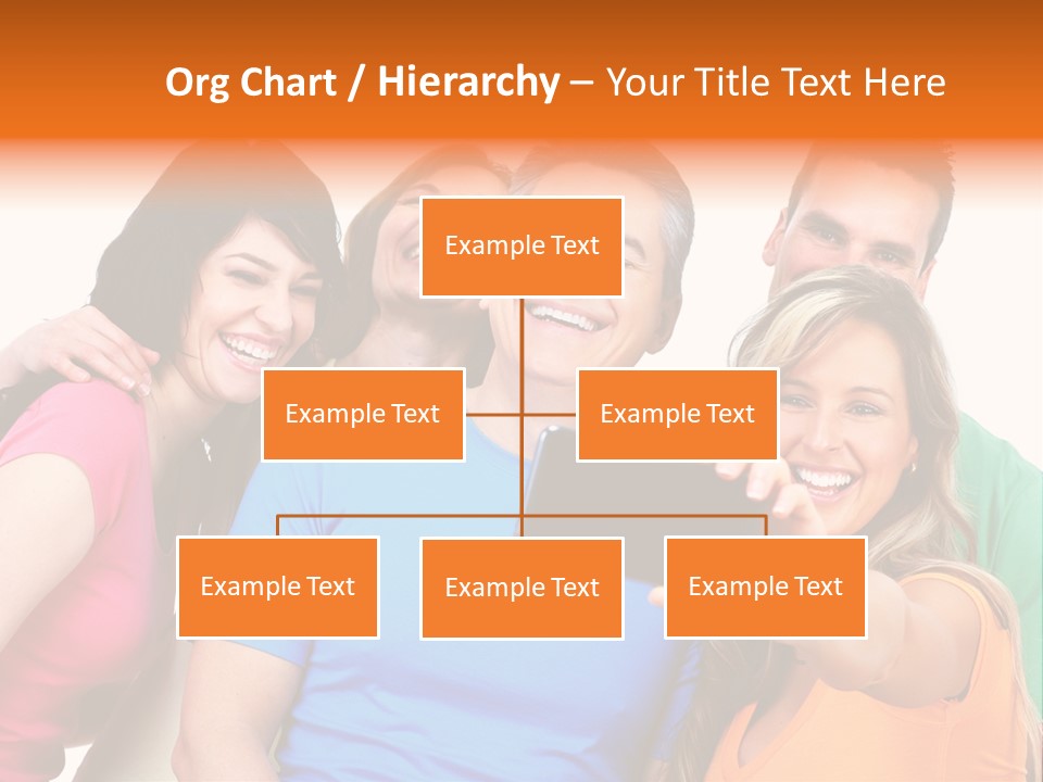 Mobile Business Person PowerPoint Template