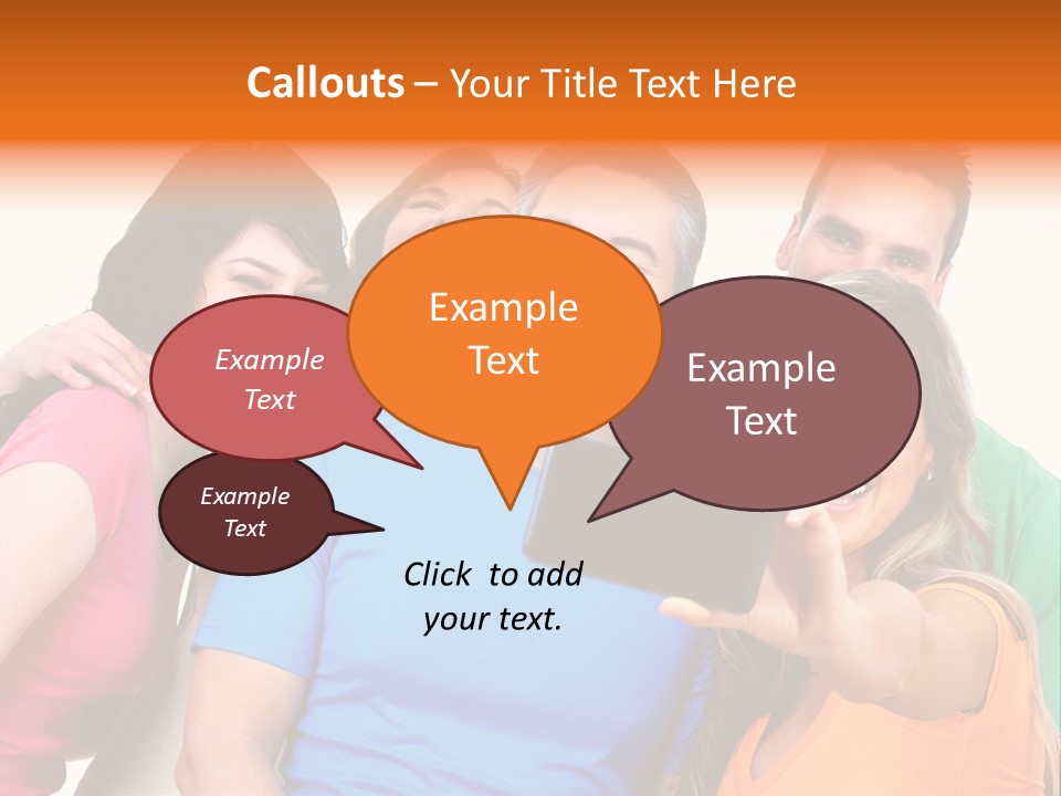Mobile Business Person PowerPoint Template