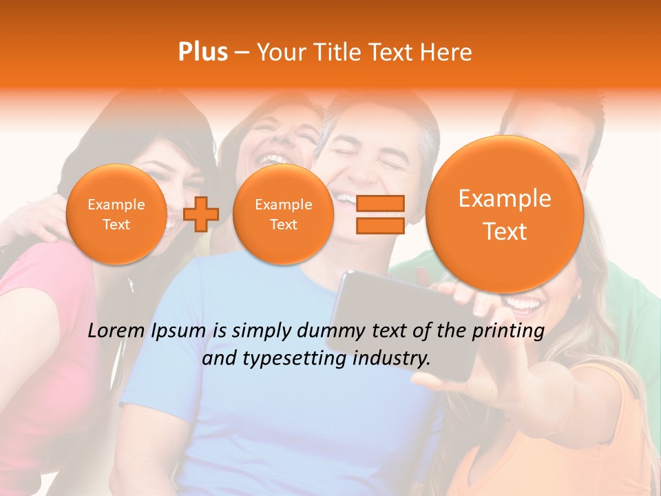Mobile Business Person PowerPoint Template