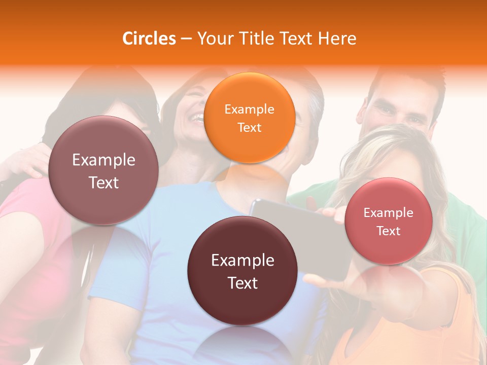 Mobile Business Person PowerPoint Template