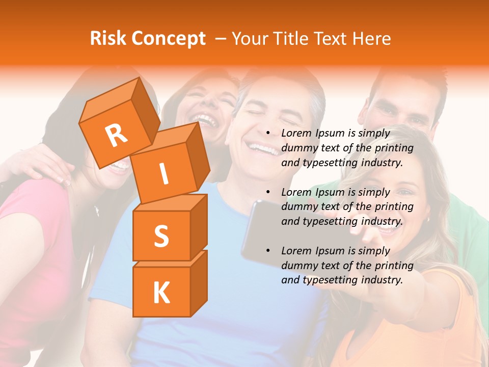 Mobile Business Person PowerPoint Template