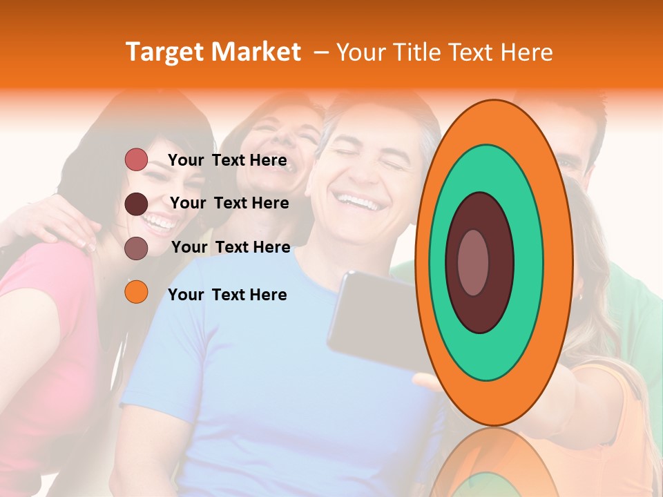 Mobile Business Person PowerPoint Template