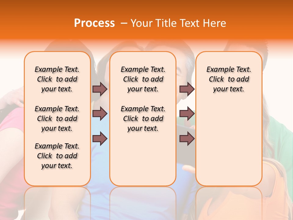 Mobile Business Person PowerPoint Template