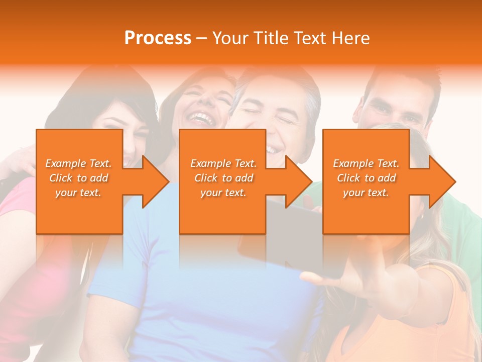 Mobile Business Person PowerPoint Template
