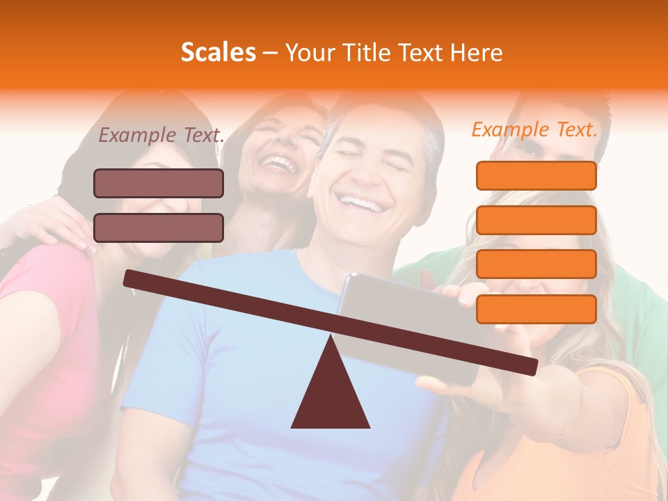 Mobile Business Person PowerPoint Template