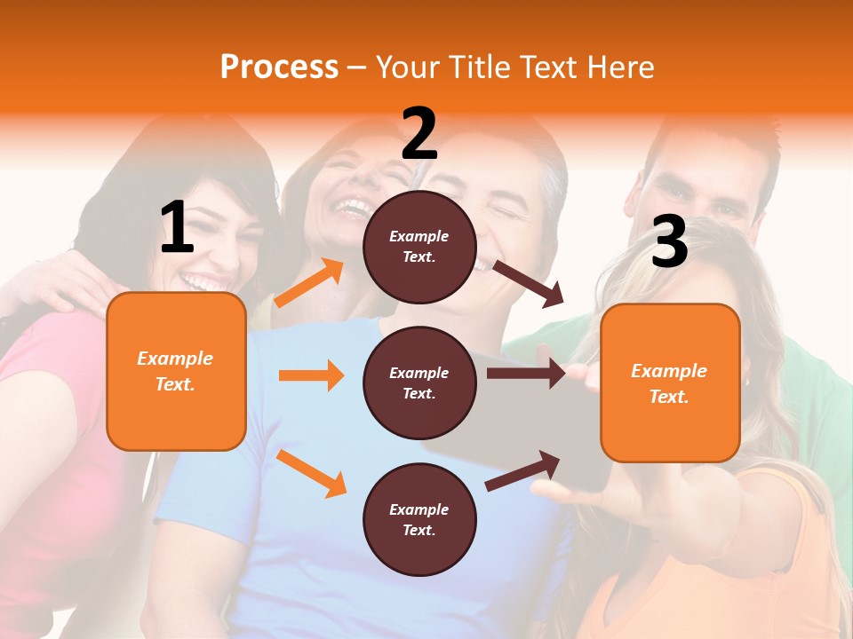 Mobile Business Person PowerPoint Template