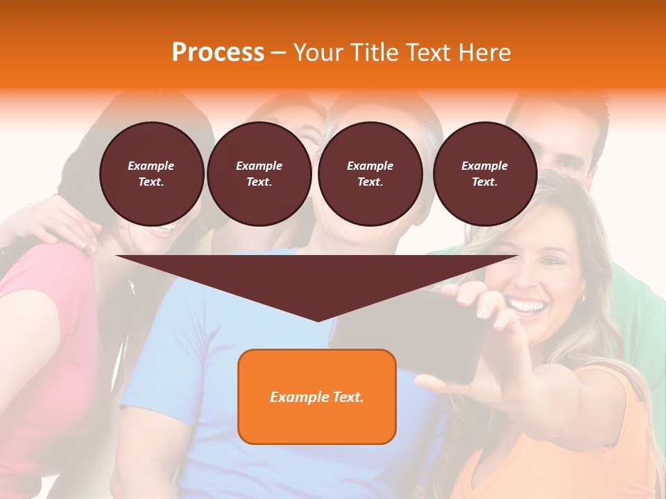 Mobile Business Person PowerPoint Template