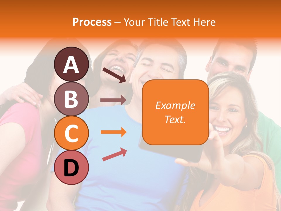 Mobile Business Person PowerPoint Template