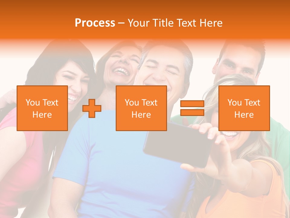 Mobile Business Person PowerPoint Template