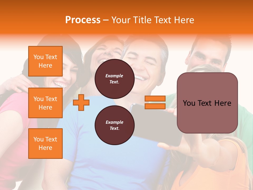 Mobile Business Person PowerPoint Template