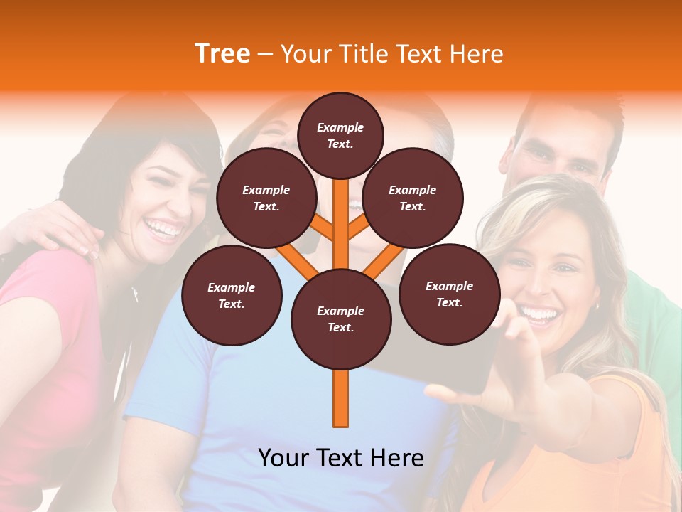 Mobile Business Person PowerPoint Template
