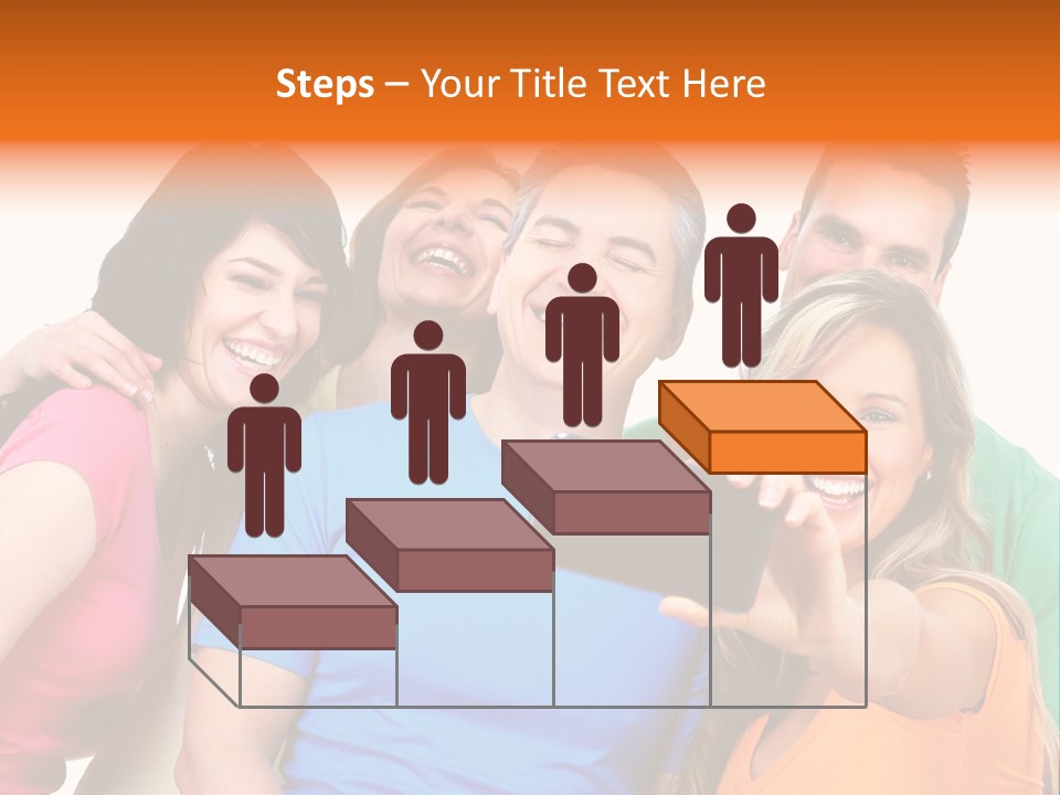 Mobile Business Person PowerPoint Template