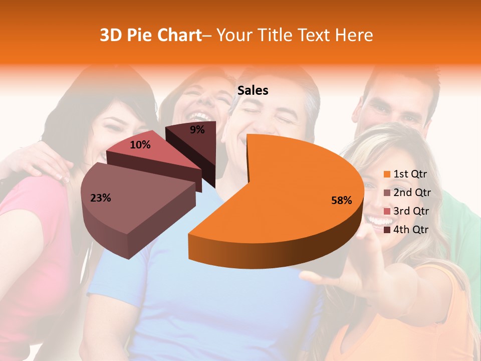 Mobile Business Person PowerPoint Template