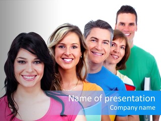 Person Education Men PowerPoint Template