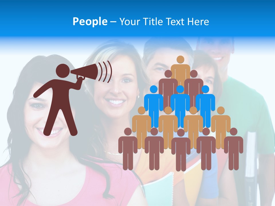 Person Education Men PowerPoint Template