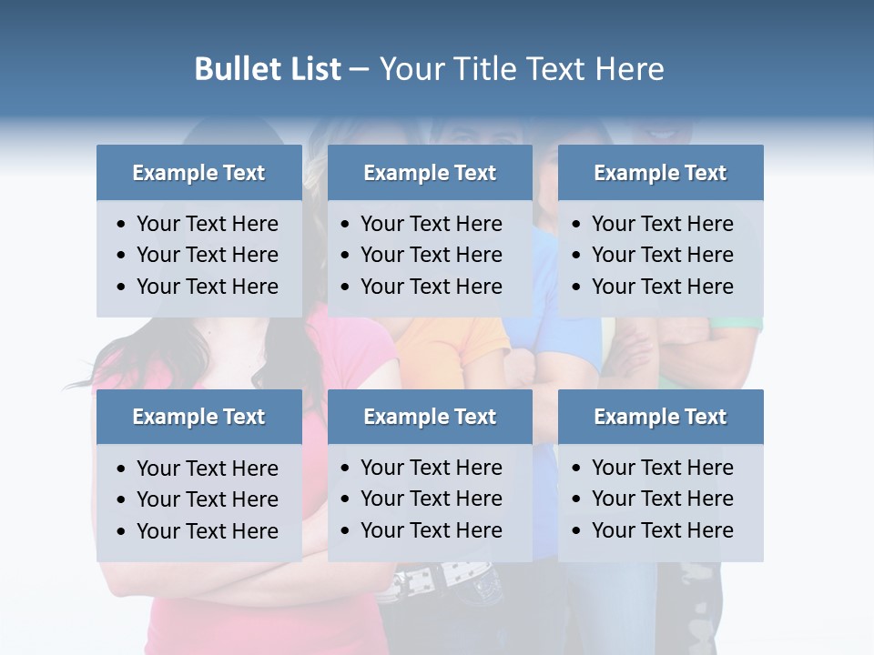 Happy Friendship Family PowerPoint Template