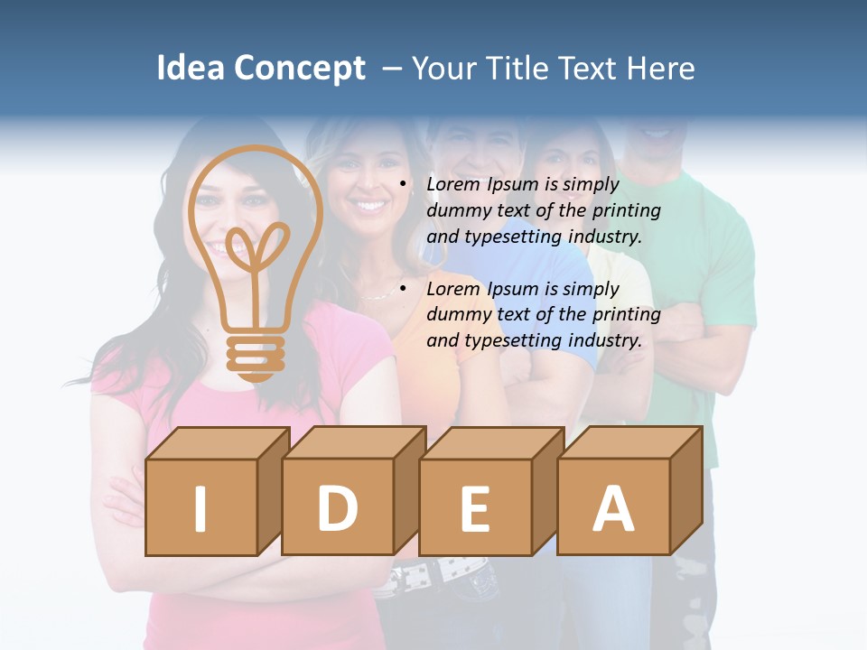 Happy Friendship Family PowerPoint Template