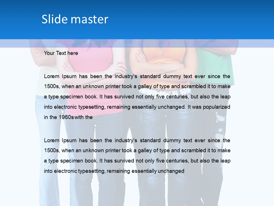 Fashion Business Study PowerPoint Template