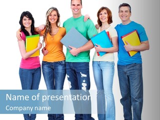 Study Book Youth PowerPoint Template