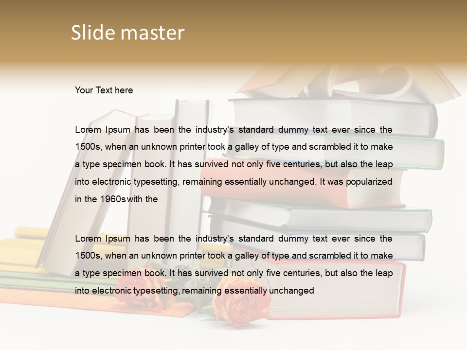 Printed Legal Read PowerPoint Template