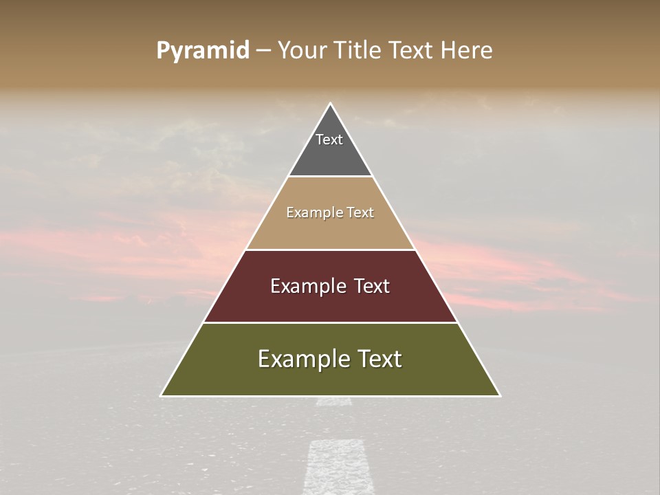 Traffic High Perspective PowerPoint Template