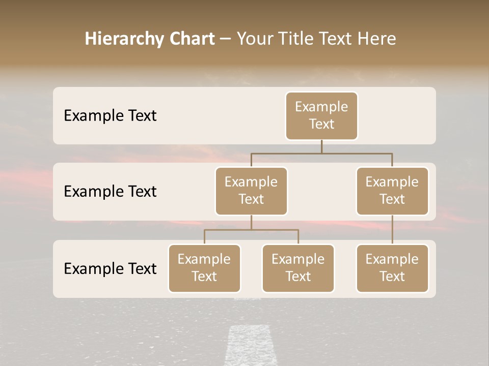 Traffic High Perspective PowerPoint Template