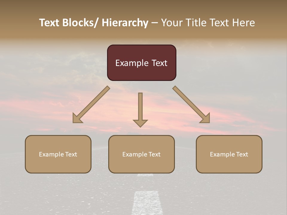 Traffic High Perspective PowerPoint Template
