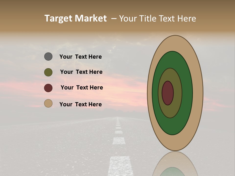 Traffic High Perspective PowerPoint Template