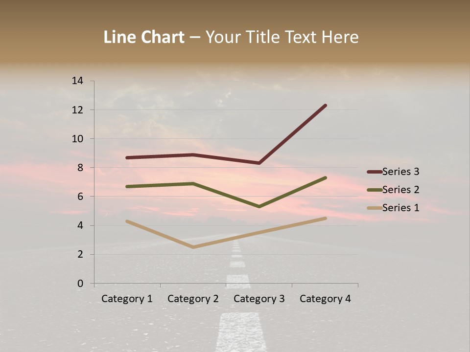 Traffic High Perspective PowerPoint Template