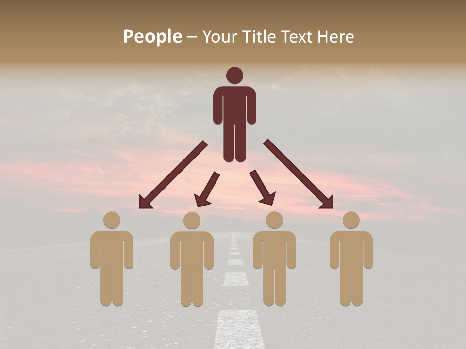 Traffic High Perspective PowerPoint Template