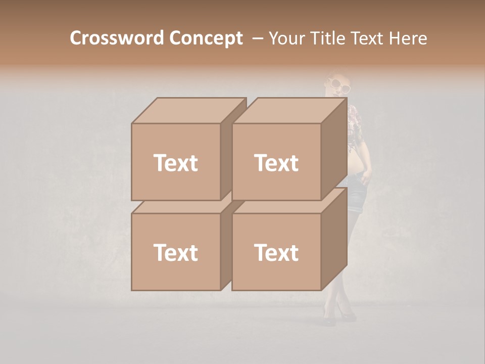 Eye Wear Body Wall PowerPoint Template