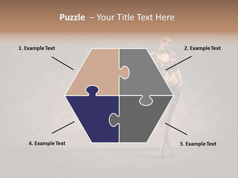 Eye Wear Body Wall PowerPoint Template