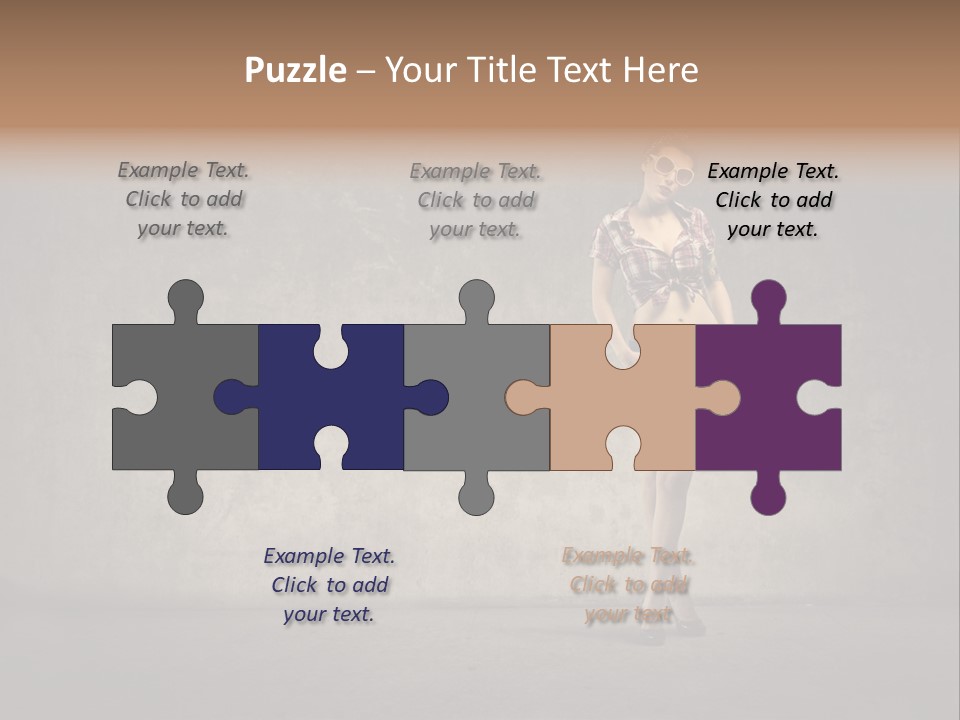 Eye Wear Body Wall PowerPoint Template