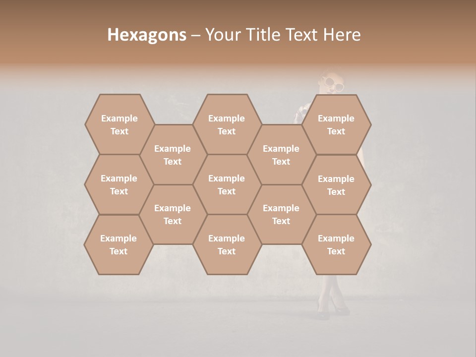 Eye Wear Body Wall PowerPoint Template