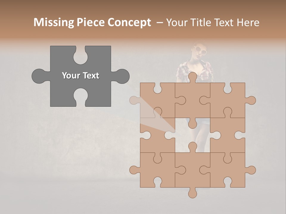 Eye Wear Body Wall PowerPoint Template