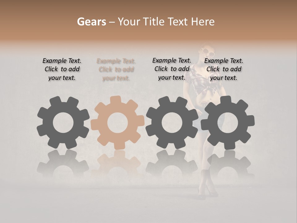 Eye Wear Body Wall PowerPoint Template